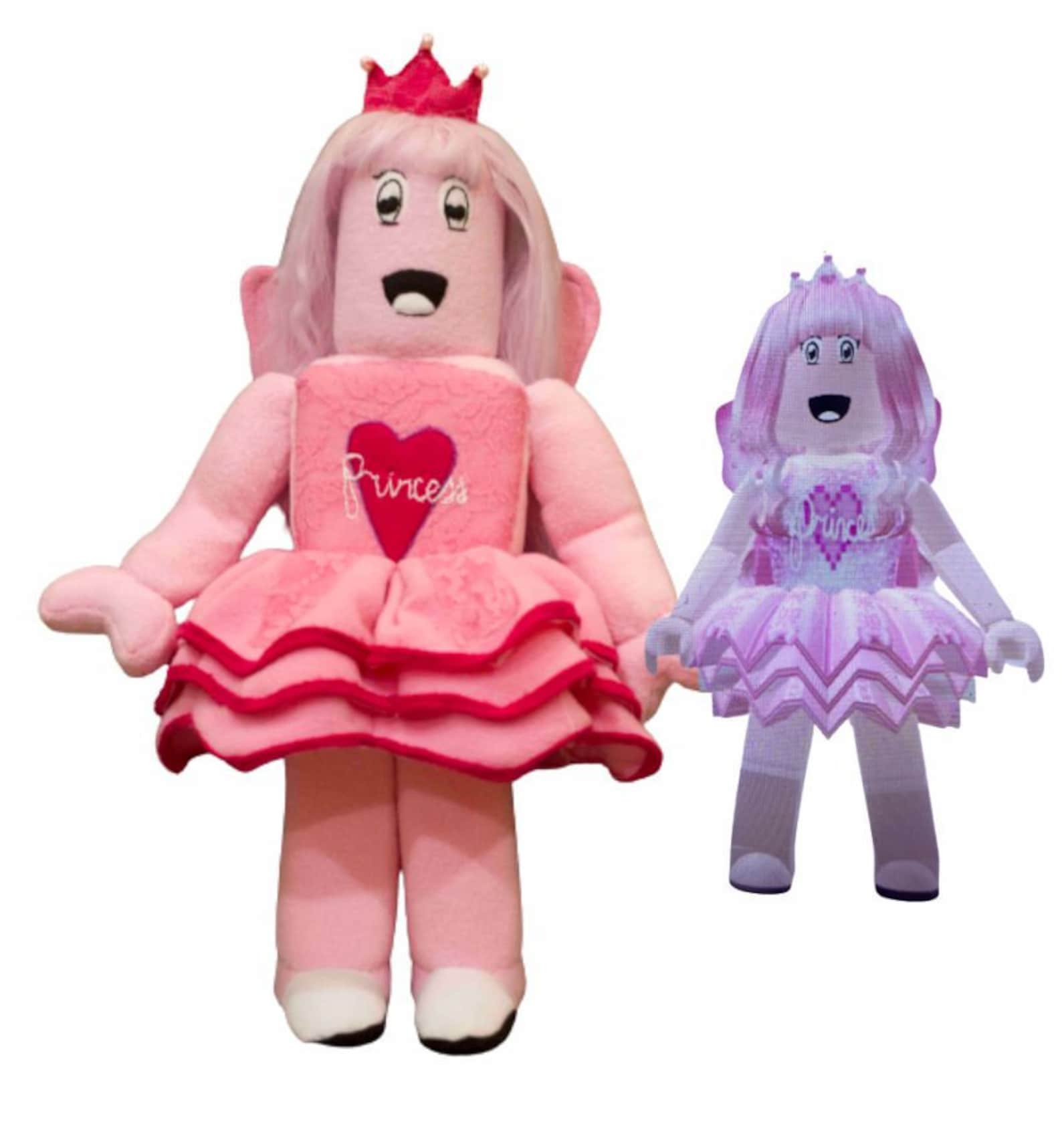 Roblox avatar plush toy Roblox style doll Roblox based on a Etsy