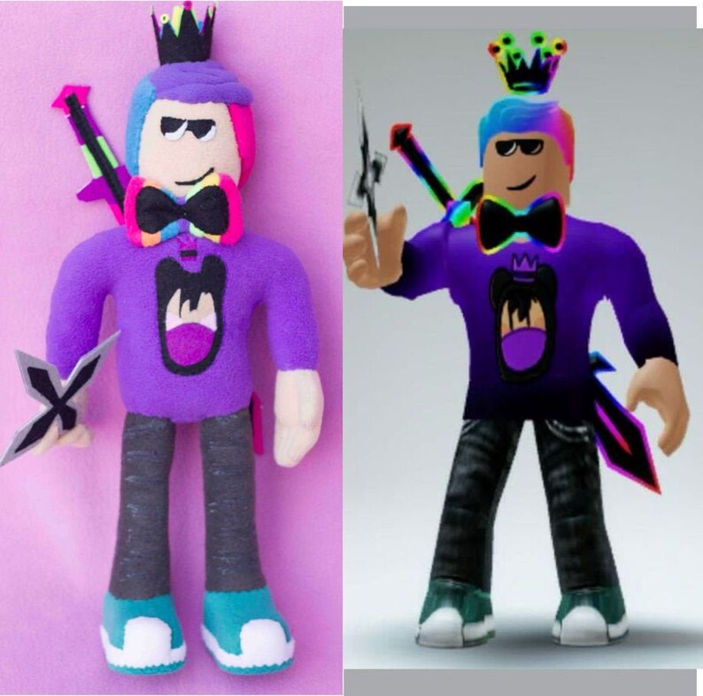 Custom roblox plush | Etsy