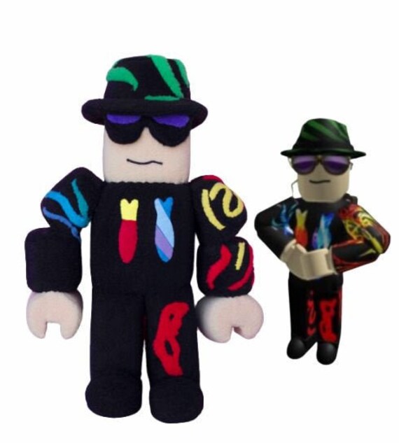 Roblox avatar plush toy Roblox style doll Roblox based on a Etsy