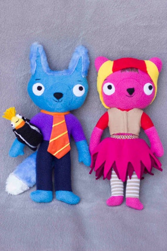 Fig The Fox Fig And Maple Toys Tumble Leaf Cartoon Etsy Polska