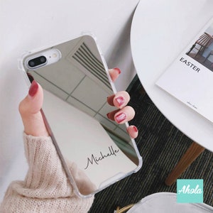 Mirror Sticker Small Aircraft Eye & Lanyard Phone Case Compatible With  Iphone