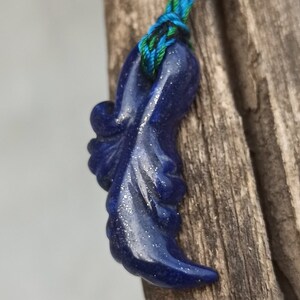 Lapis Lazuli ( Lajward) Amazing handmade carved Pendant