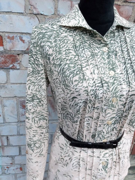 Elegant ensemble 70s skirt and blouse - image 4