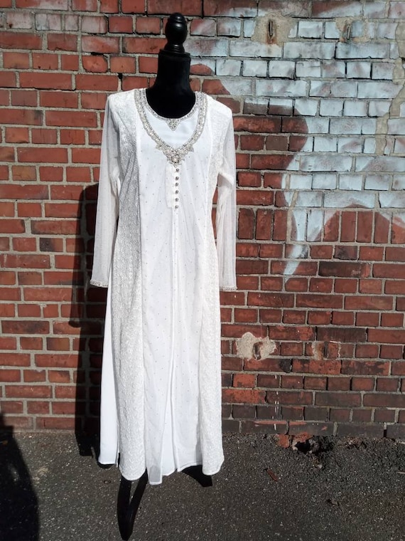 Vintage wedding dress 70s - image 1