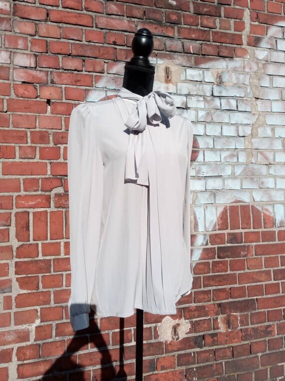 Vintage silk blouse 70s