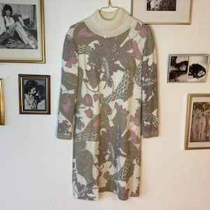 Original 70s knit dress pastel