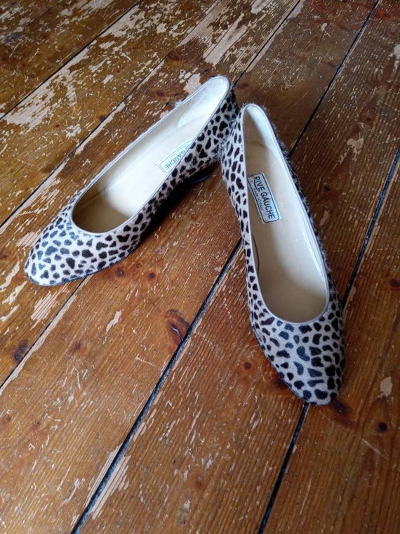 Vintage Pumps Fake Fur