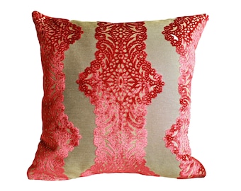 Red Velvet pillow cover, 17"X17", home decor, cushion covers