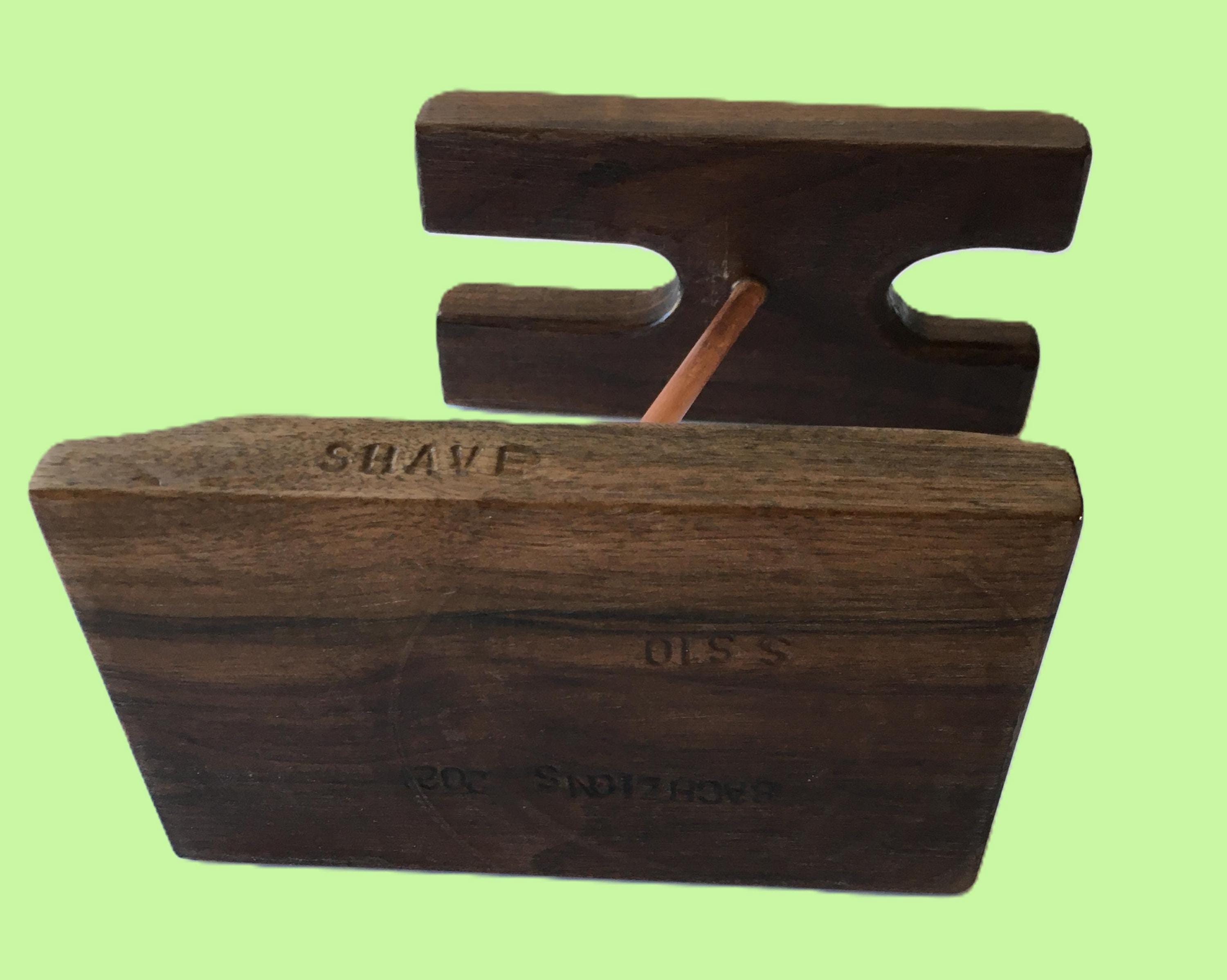 Heavy Razor Stands Handcrafted Black Walnut Razor Stand With Copper Upright - Etsy