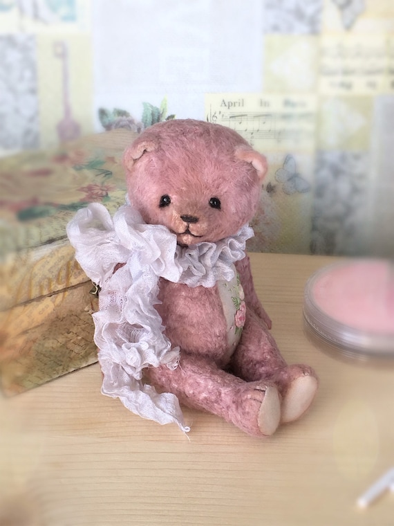 Vintage bear Antique teddy Antique toys Plush teddy bear Stuffed teddy bear Attic toy Gift for her Collectible toy Gift Birthday gift