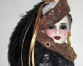 Unique Creations Lady Face Mask Wall Decor, Wall Art, Wall Hanging Face Mask