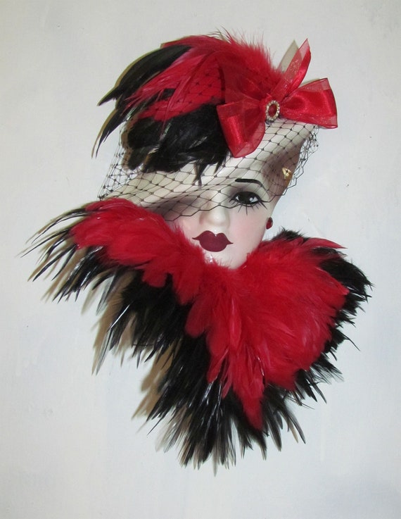 Unique Creations Lady Face Mask Wall Hanging Decor Etsy