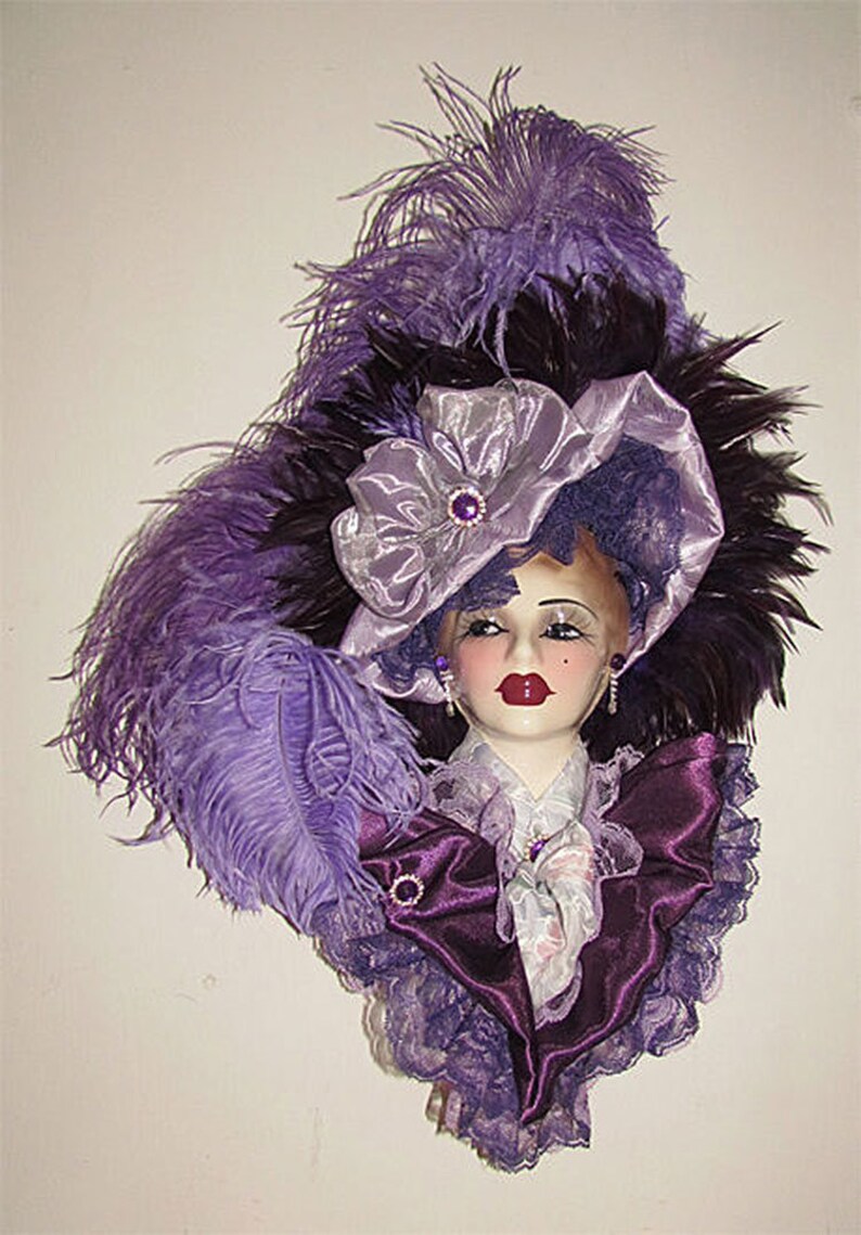 Unique Creations XL Limited Edition Lady Face Mask Wall Art Etsy