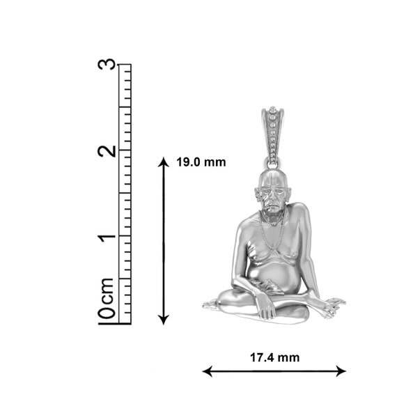 Spiritual Swami Samarth Sterling Silver 