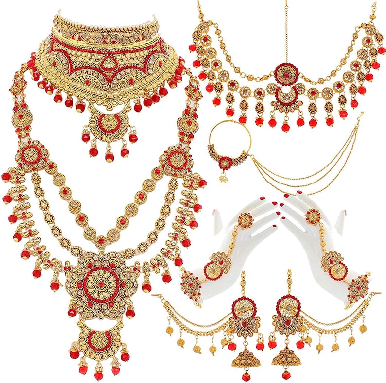 Royal Rajwada Jodha Akbar Full Bridal Dulhan Jewellery Set - Etsy