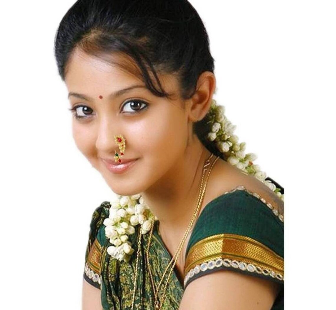 Maharashtrian Nath Clip on Nose Ring Without Piercing for Etsy