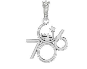 786 Sterling Silver Locket 786 Pendant 