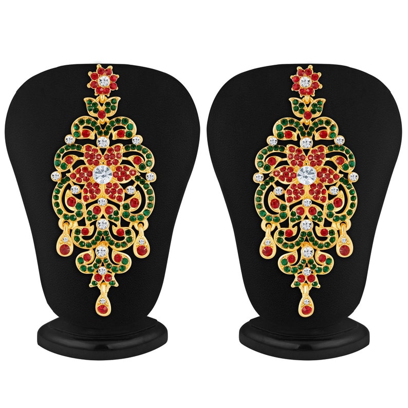 Bollywood Jewelry Jewelry Bridal Dulhan Wedding Jewellery Set Green Red Indian Jewellery Bride Jewelry Set Indian Bridal Jewelry