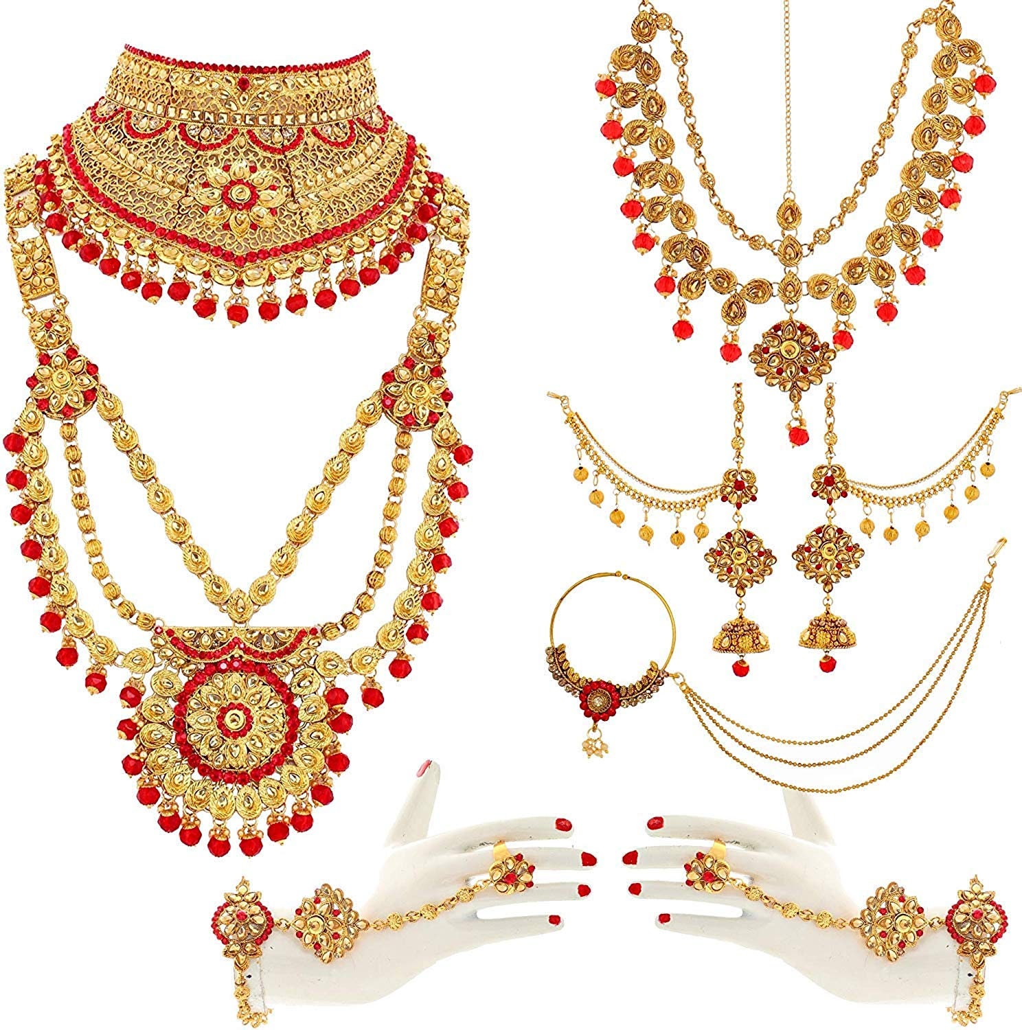 Royal Rajwada Jodha Akbar Full Bridal Dulhan Jewellery Set - Etsy