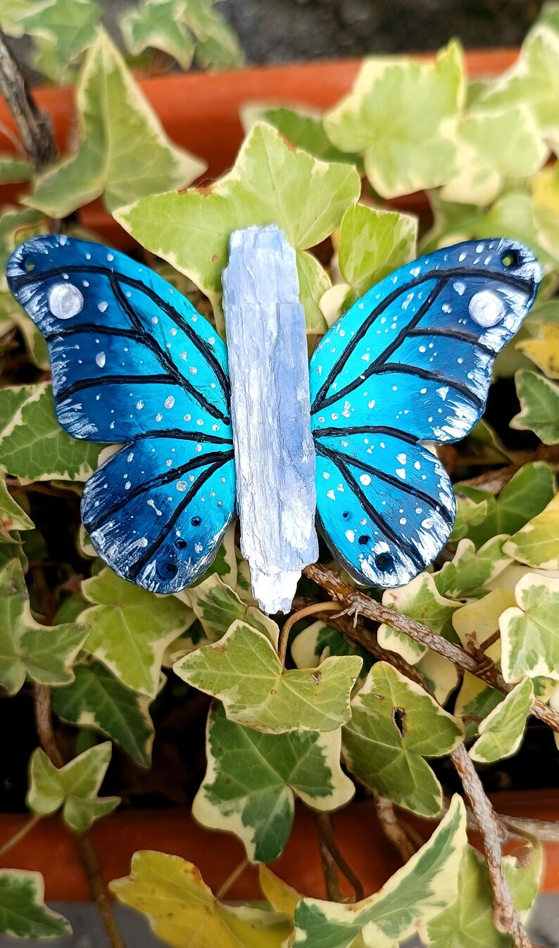 Blue butterfly KYANITE image 1