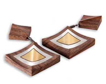 Earrings “Square DH“