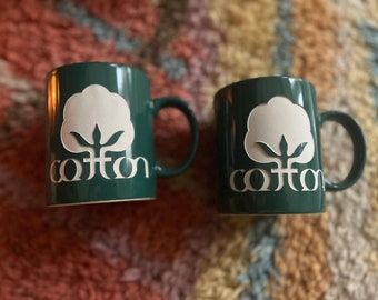 Vintage Cotton Mugs