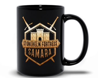 Ilyon Chronicles Brown Stonehelm Fortress Mug