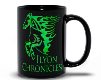 Ilyon Chronicles Green Horse Mug