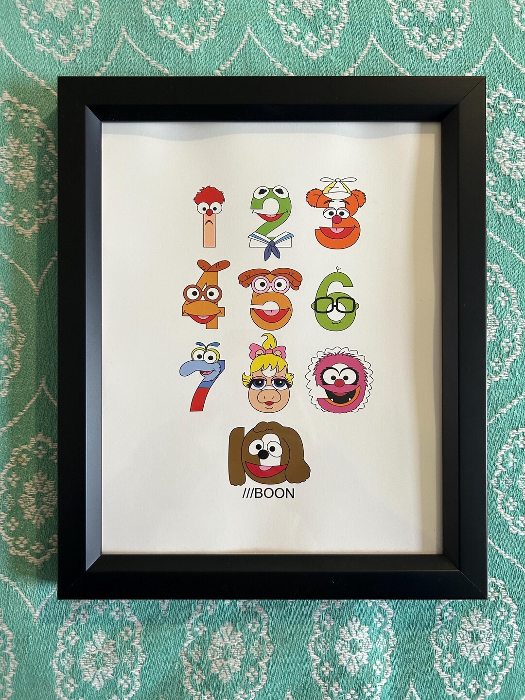 Muppet Babies Picture by Mike Boon. Framed, Wood and Glass. Wall ...
