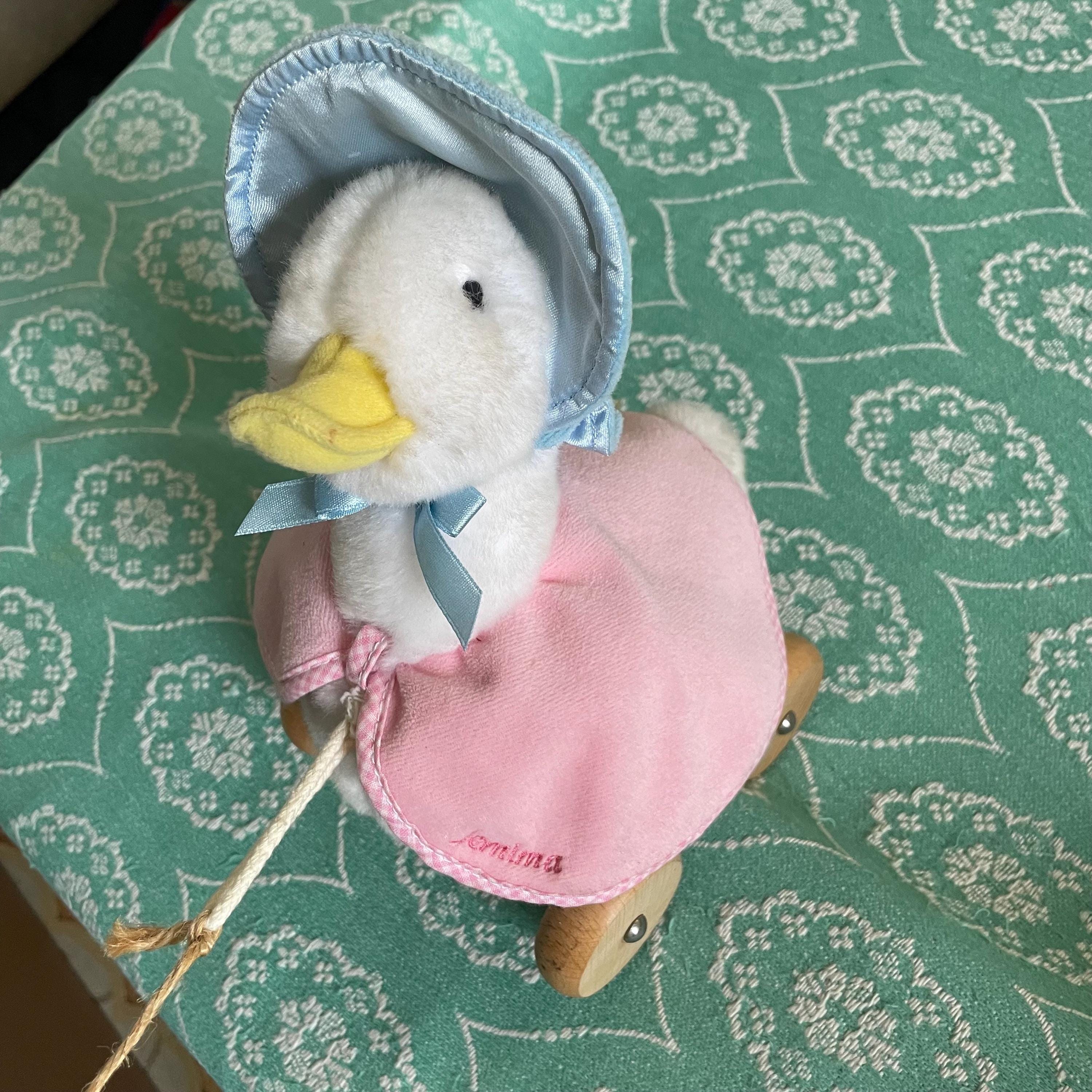 Jemima Puddleduck Plush Pull Along . Animal. Duck. Peter Rabbit