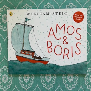 Amos & Boris. William Steig. Funny. Book.Classic kids books Paperback. Illustration. Mouse