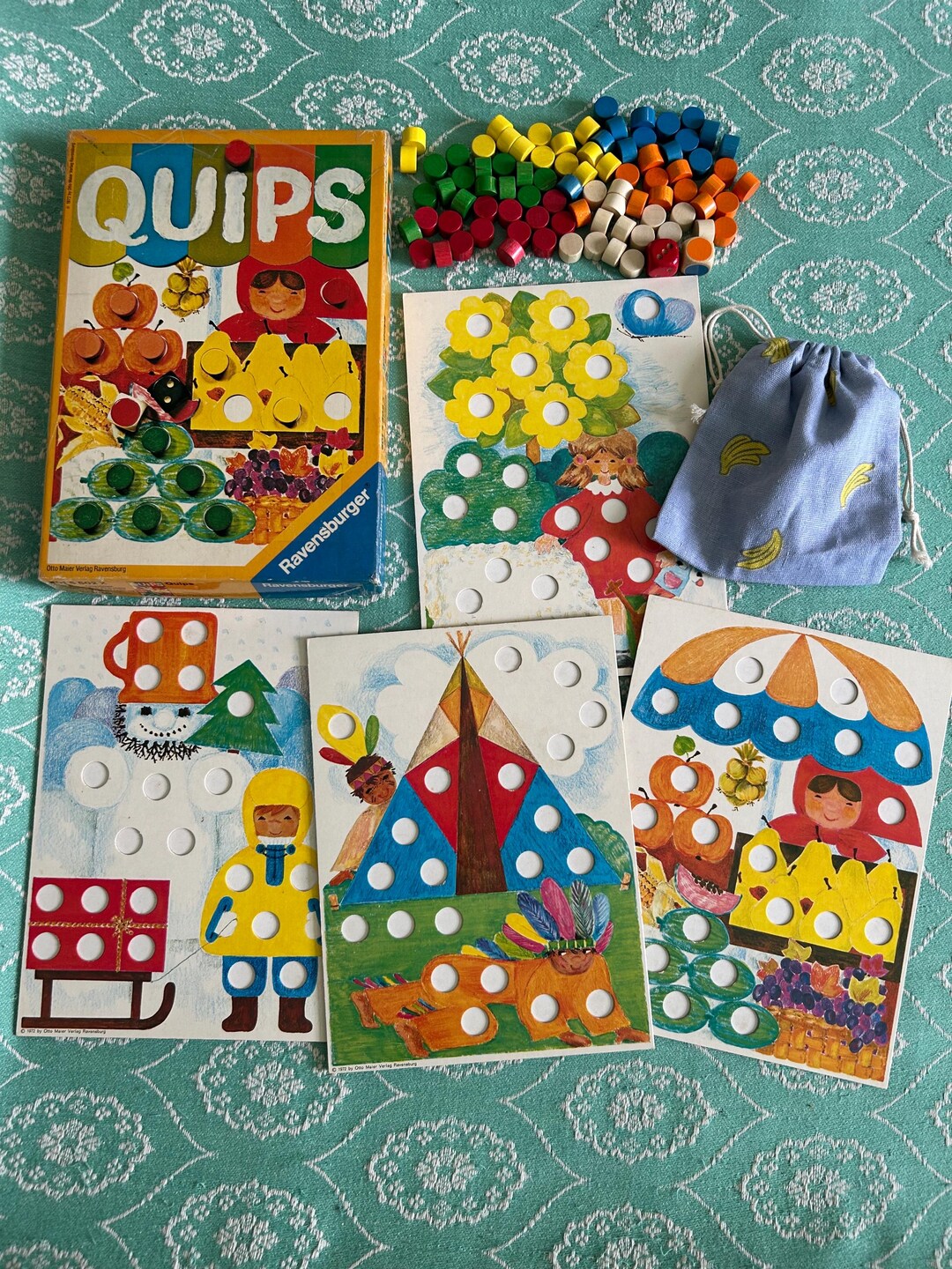 Quips Board Game. Fisher Price. Ravensburger. 1972. Vintage Board Games ...