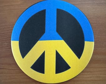 NEW!!! Resistance Buttons! 3” - Stand With Ukraine Pinback Button