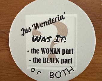 NEW!!! Resistance Buttons! 3” - Jus Wonderin’ Pinback Button