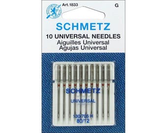 Schmetz Universal Size 80 Sewing Machine Needle Pack of 10