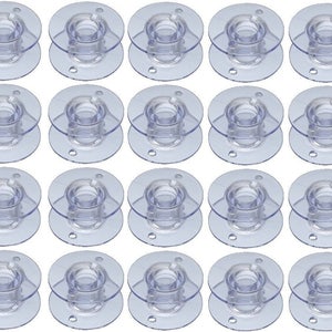 Singer Bobbins Class 15 Plastic Clear Sewing Machine Bobbins 10 20 30 50 Packs