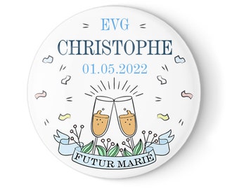 Lot Customizable EVG Badges | EVG | Witness| Groomsman| Wedding| Bachelor party | Future groom| Groom's Team