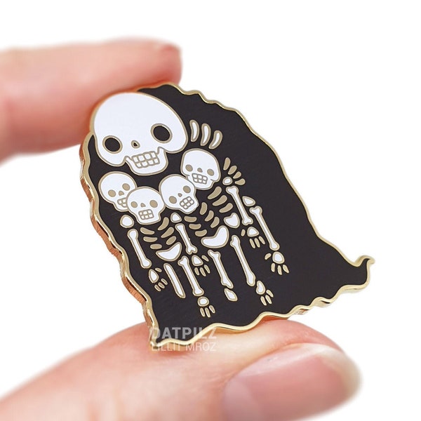 Skeleton Lord - Hard Enamel Pin - Glow in the Dark