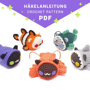 Crochet Pattern - Costume Kitty Aquatic Animals - Amigurumi