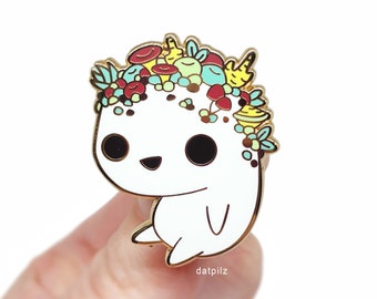 Forest Spirit - Emaille Pin - Wit