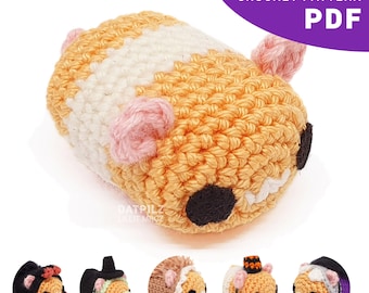 Crochet Pattern PDF - Costume Hamster Halloweenparty - Amigurumi