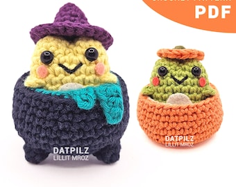 Crochet Pattern PDF - Halloween Froggy - Amigurumi