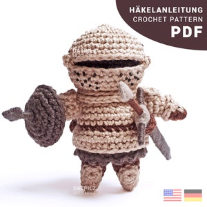 Crochet Pattern PDF - Onion Knight - Amigurumi
