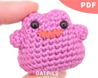 Crochet Pattern PDF - Amigurumi - Mini Pocket Monster - Slime