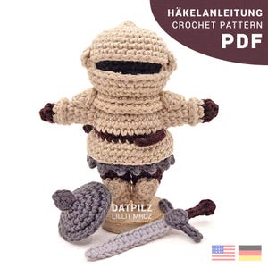 Crochet Pattern PDF - Onion Knight - Amigurumi