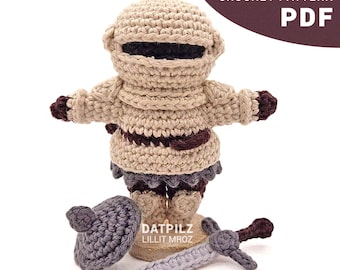 Crochet Pattern PDF - Onion Knight - Amigurumi
