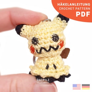 Crochet Pattern PDF - Amigurumi - Mini Pocket Monster - Mimic Monster