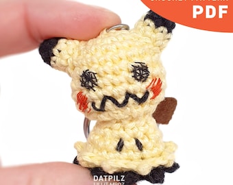 Crochet Pattern PDF - Amigurumi - Mini Pocket Monster - Mimic Monster