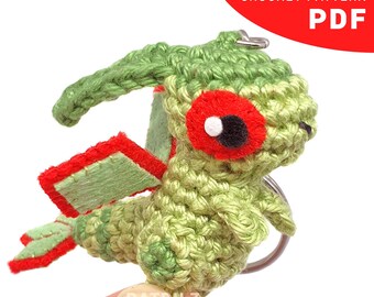 Crochet Pattern PDF - Amigurumi - Mini Pocket Monster - Flydragon