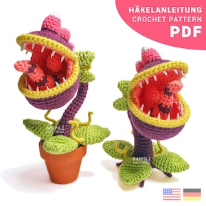 Crochet Pattern PDF - Chomper - Plants vs. Zombies - Amigurumi